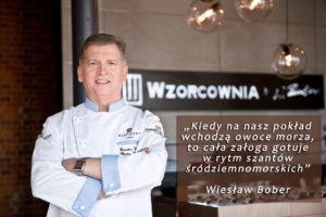 Owoce morza w autorskiej restauracji Wzorcownia