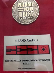 Grand Award_Restauracja Wzorcownia_Osiągnięcia Wiesława Bobera
