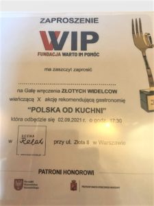Złoty Widelec restauracja Wzorcownia
